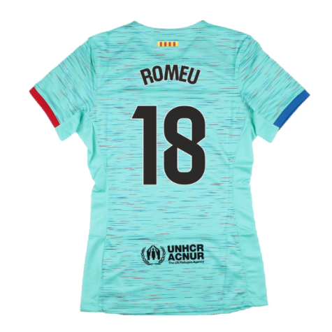 2023-2024 Barcelona Third Shirt (Womens) (Romeu 18)
