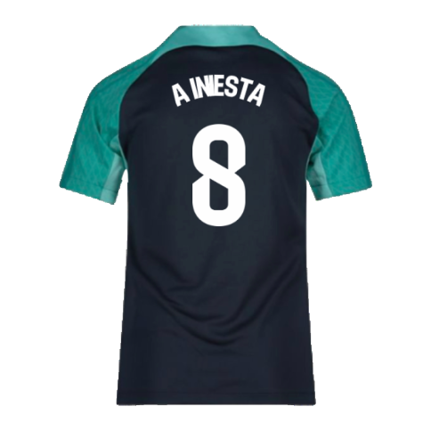 2023-2024 Barcelona Training Shirt (Thunder) - Kids (A Iniesta 8)