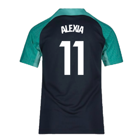 2023-2024 Barcelona Training Shirt (Thunder) - Kids (Alexia 11)