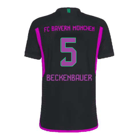 2023-2024 Bayern Munich Authentic Away Shirt (Beckenbauer 5)