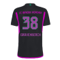 2023-2024 Bayern Munich Authentic Away Shirt (Gravenberch 38)