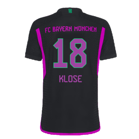 2023-2024 Bayern Munich Authentic Away Shirt (Klose 18)