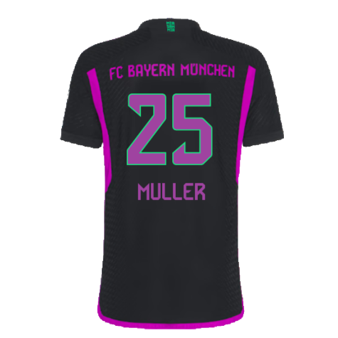 2023-2024 Bayern Munich Authentic Away Shirt (Muller 25)