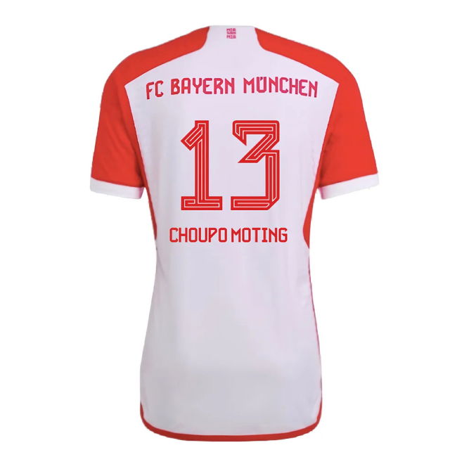 2023-2024 Bayern Munich Authentic Home Shirt (Choupo Moting 13)