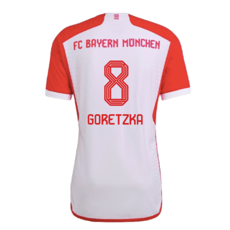 2023-2024 Bayern Munich Authentic Home Shirt (Goretzka 8)