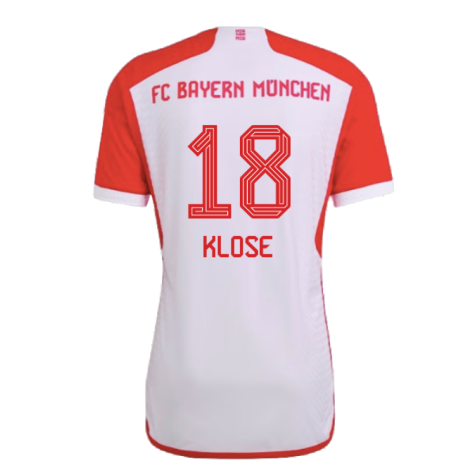 2023-2024 Bayern Munich Authentic Home Shirt (Klose 18)