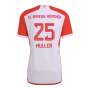 2023-2024 Bayern Munich Authentic Home Shirt (Muller 25)