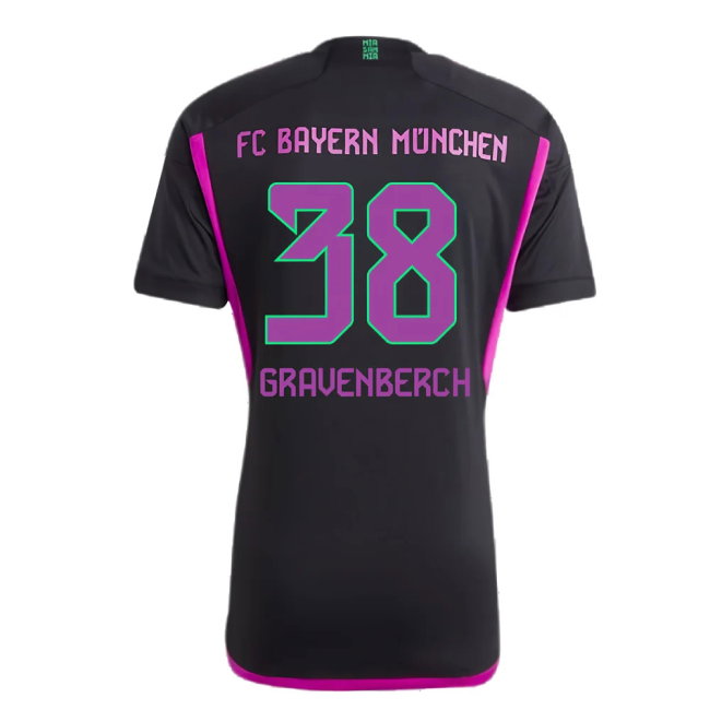 2023-2024 Bayern Munich Away Shirt (Gravenberch 38)