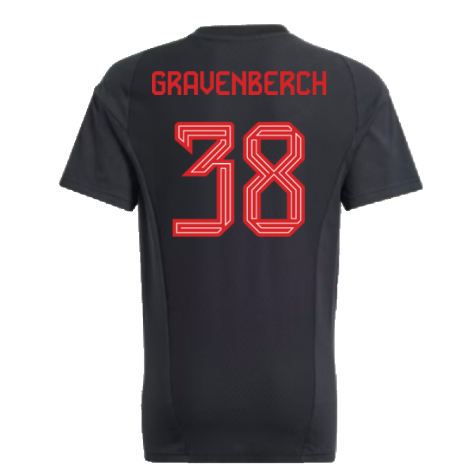 2023-2024 Bayern Munich Core Tee (Black) (Gravenberch 38)