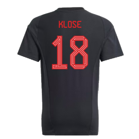 2023-2024 Bayern Munich Core Tee (Black) (Klose 18)