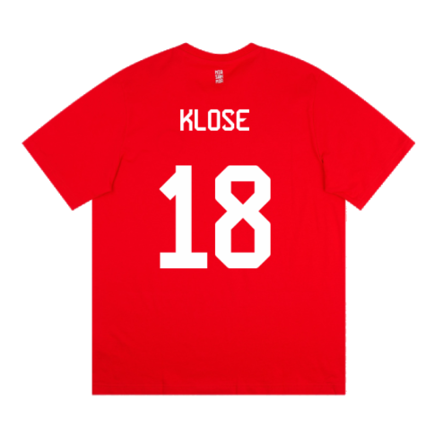2023-2024 Bayern Munich DNA Tee (Red) (Klose 18)