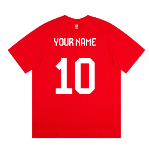 2023-2024 Bayern Munich DNA Tee (Red) (Your Name)