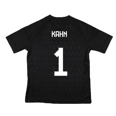 2023-2024 Bayern Munich Goalkeeper Shirt (Black) - Kids (KAHN 1)