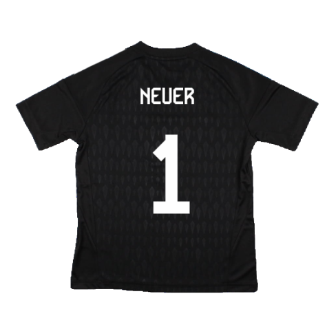 2023-2024 Bayern Munich Goalkeeper Shirt (Black) - Kids (NEUER 1)