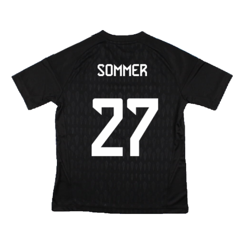 2023-2024 Bayern Munich Goalkeeper Shirt (Black) - Kids (SOMMER 27)