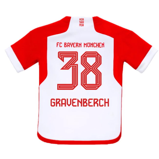 2023-2024 Bayern Munich Home Baby Kit (Gravenberch 38)