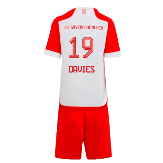 2023-2024 Bayern Munich Home Mini Kit (Davies 19)