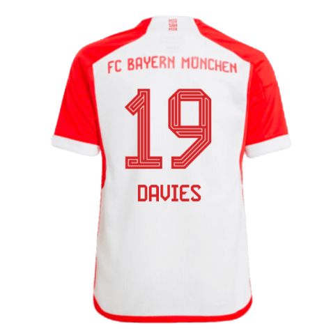 2023-2024 Bayern Munich Home Shirt (Kids) (Davies 19)