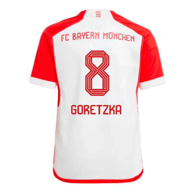 2023-2024 Bayern Munich Home Shirt (Kids) (Goretzka 8)