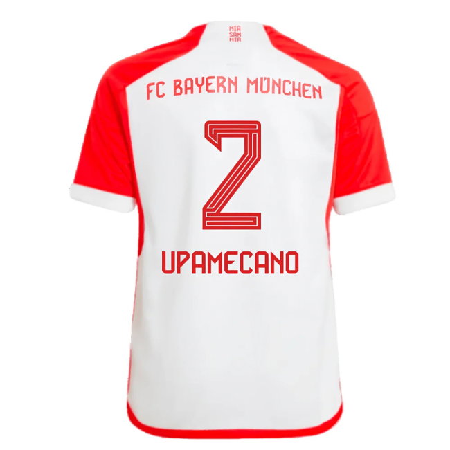 2023-2024 Bayern Munich Home Shirt (Kids) (Upamecano 2)