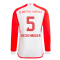 2023-2024 Bayern Munich Long Sleeve Home Shirt (Kids) (Beckenbauer 5)