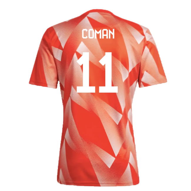 2023-2024 Bayern Munich Pre-Match Shirt (Red) (Coman 11)