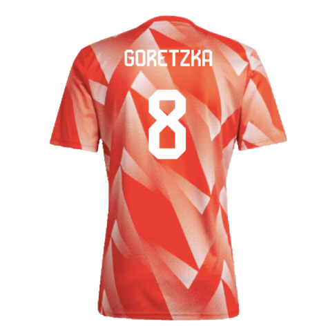 2023-2024 Bayern Munich Pre-Match Shirt (Red) (Goretzka 8)