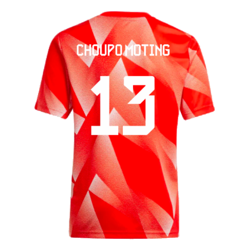 2023-2024 Bayern Munich Pre-Match Shirt (Red) - Kids (Choupo Moting 13)