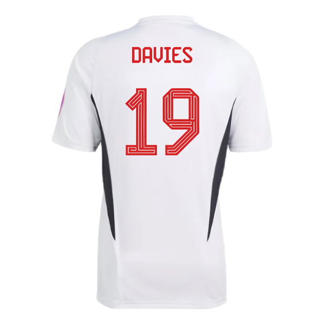 2023-2024 Bayern Munich Training Shirt (White) (Davies 19)