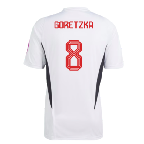 2023-2024 Bayern Munich Training Shirt (White) (Goretzka 8)