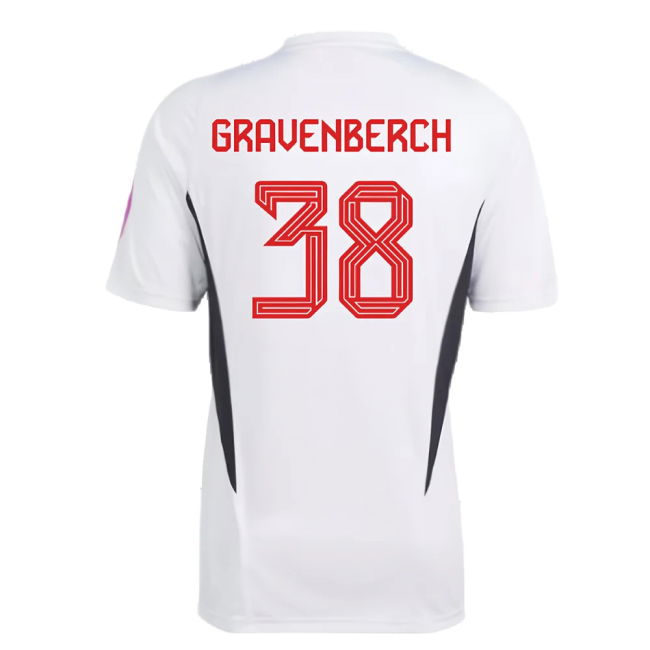 2023-2024 Bayern Munich Training Shirt (White) (Gravenberch 38)