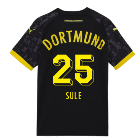 2023-2024 Borussia Dortmund Away Shirt (Kids) (Sule 25)