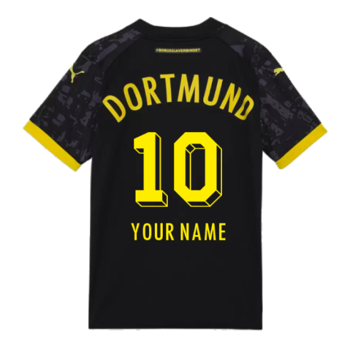 2023-2024 Borussia Dortmund Away Shirt (Kids) (Your Name)