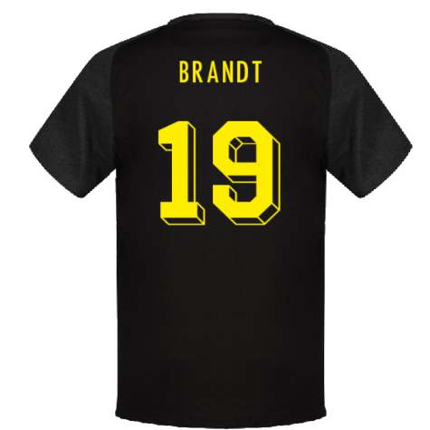2023-2024 Borussia Dortmund Casuals Tee (Black) (Brandt 19)