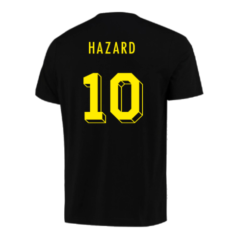 2023-2024 Borussia Dortmund FtblCore AOP Tee (Black) (Hazard 10)