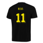 2023-2024 Borussia Dortmund FtblCore AOP Tee (Black) (Reus 11)
