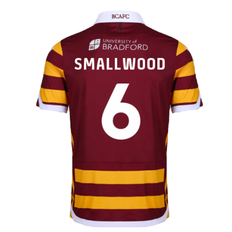 2023-2024 Bradford City Home Shirt (Smallwood 6)