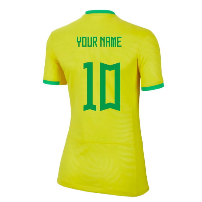 2023-2024 Brazil WWC Home Shirt (Ladies) (Your Name)