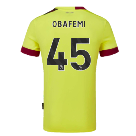 2023-2024 Burnley Away Shirt (OBAFEMI 45)