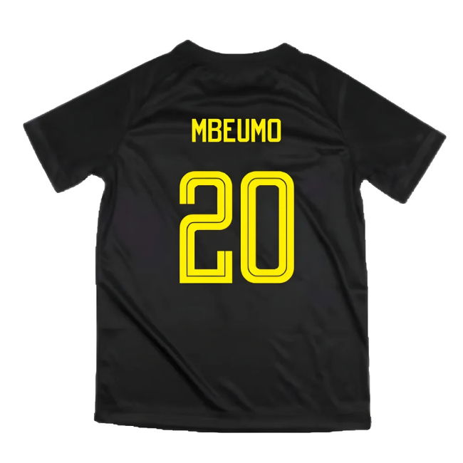 2023-2024 Cameroon Training Tee (Black) (MBEUMO 20)