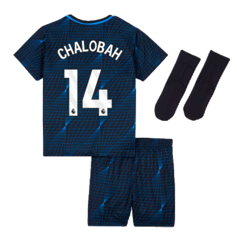2023-2024 Chelsea Away Baby Kit (Chalobah 14)