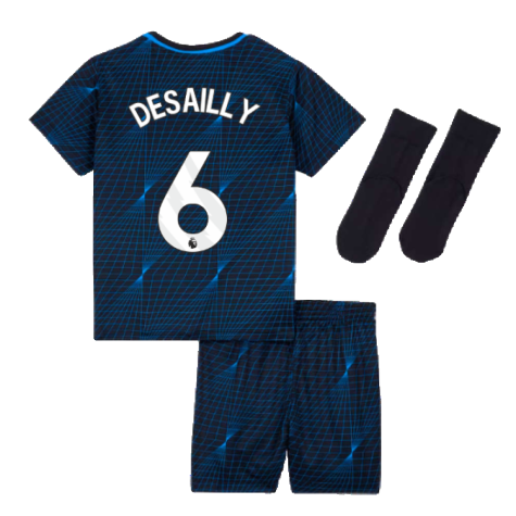 2023-2024 Chelsea Away Baby Kit (DESAILLY 6)