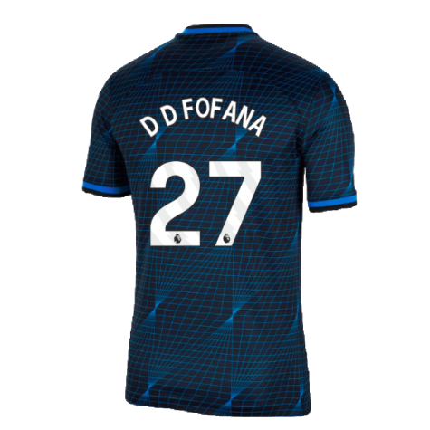 2023-2024 Chelsea Away Football Shirt (D D FOFANA 27)