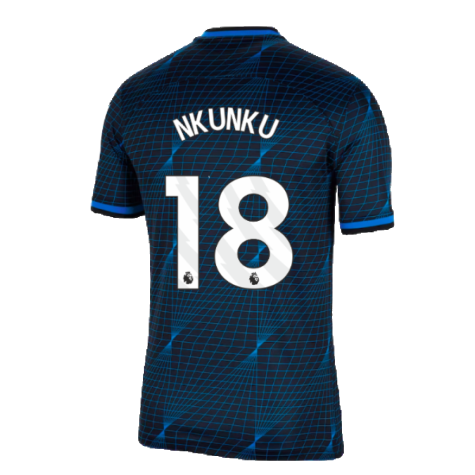 2023-2024 Chelsea Away Football Shirt (Nkunku 18)