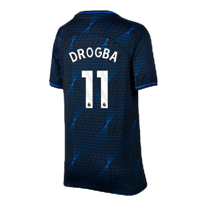 2023-2024 Chelsea Away Shirt (Kids) (DROGBA 11)