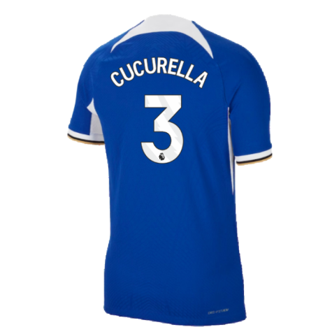2023-2024 Chelsea Home Authentic Shirt (Cucurella 3)