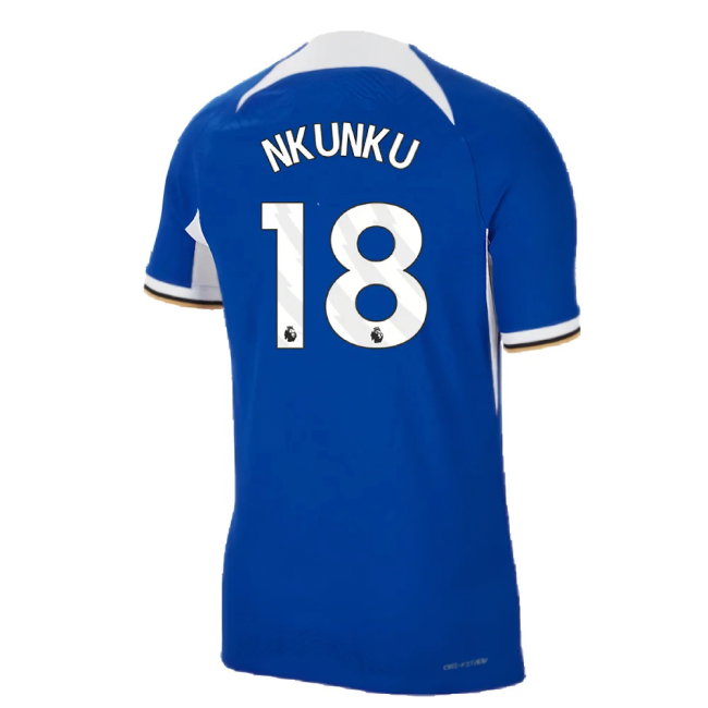 2023-2024 Chelsea Home Authentic Shirt (Nkunku 18)