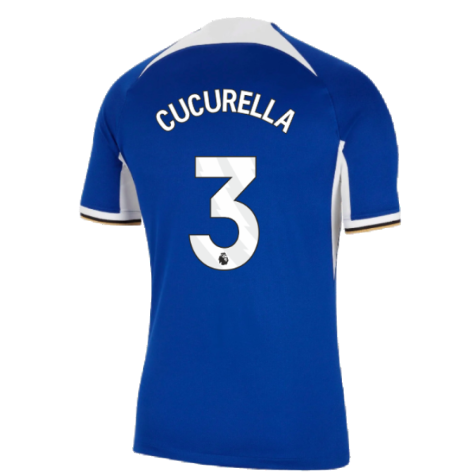 2023-2024 Chelsea Home Shirt (Cucurella 3)