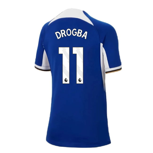 2023-2024 Chelsea Home Shirt (Kids) (DROGBA 11)