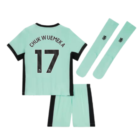 2023-2024 Chelsea Little Boys Third Mini Kit (Chukwuemeka 17)